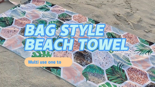 Torba na ręcznik plażowy z mikrofibry, szybkoschnąca